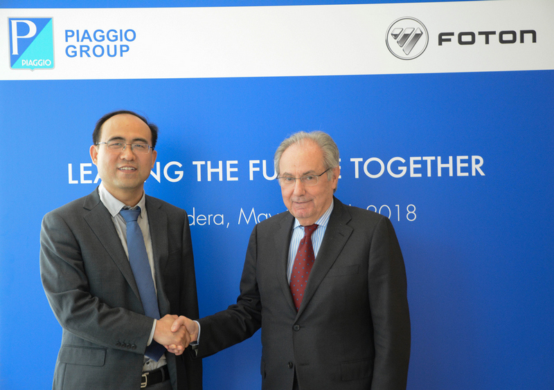 Συμφωνία Piaggio-Foton για νέα σειρά επαγγελματικών οχημάτων