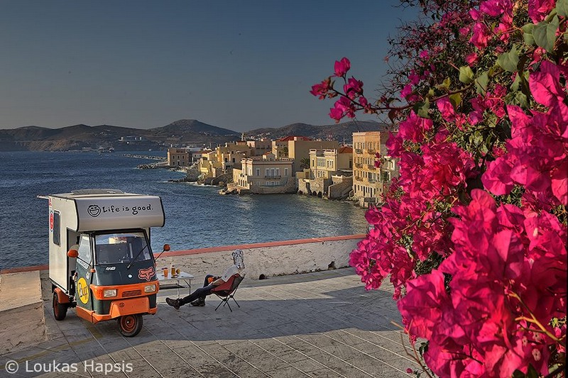 Piaggio APE Mini Camper - Το διαμαντάκι του Λουκά Χαψή