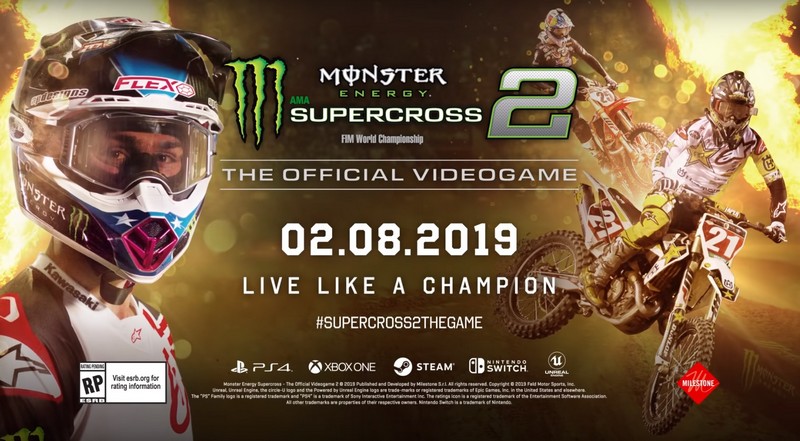 Monster Energy Supercross 2 – Έρχεται το νέο ηλεκτρονικό παιχνίδι