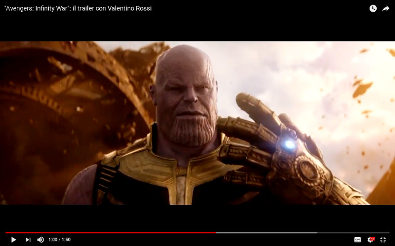 Video - Avengers Infinity War &amp; Valentino Rossi!