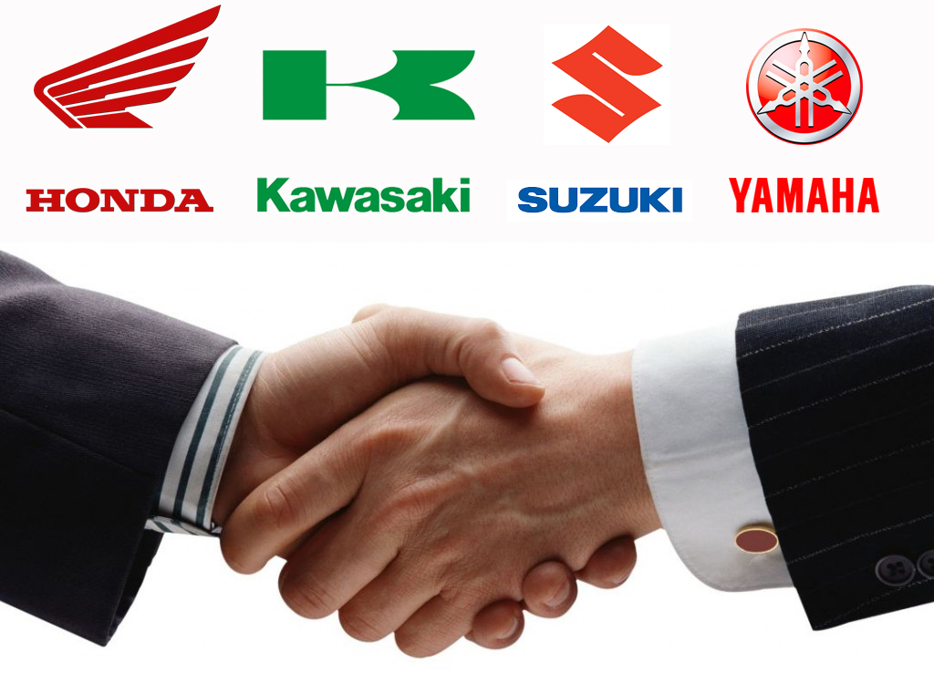 Honda, Kawasaki, Suzuki και Yamaha σε ιστορική συμφωνία!