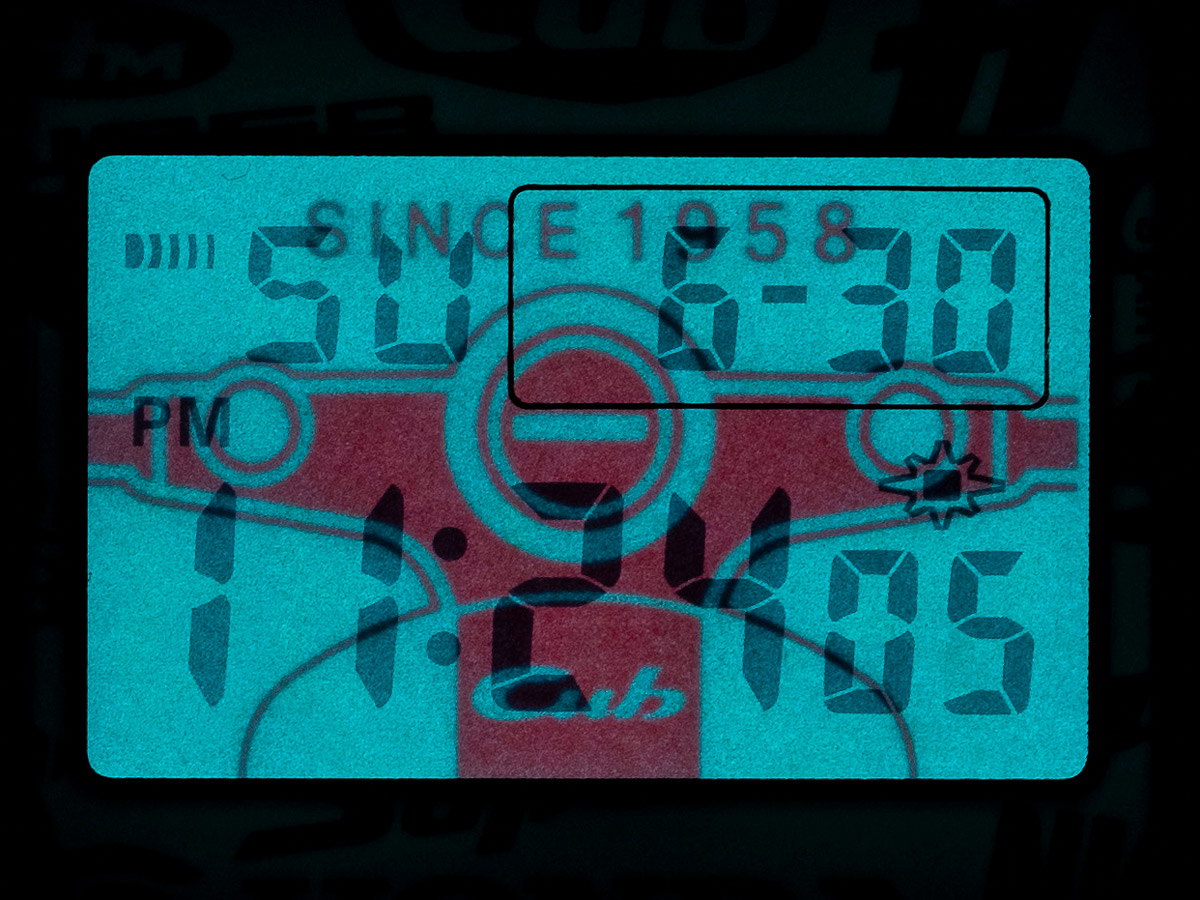 honda supercub casio gshock 6