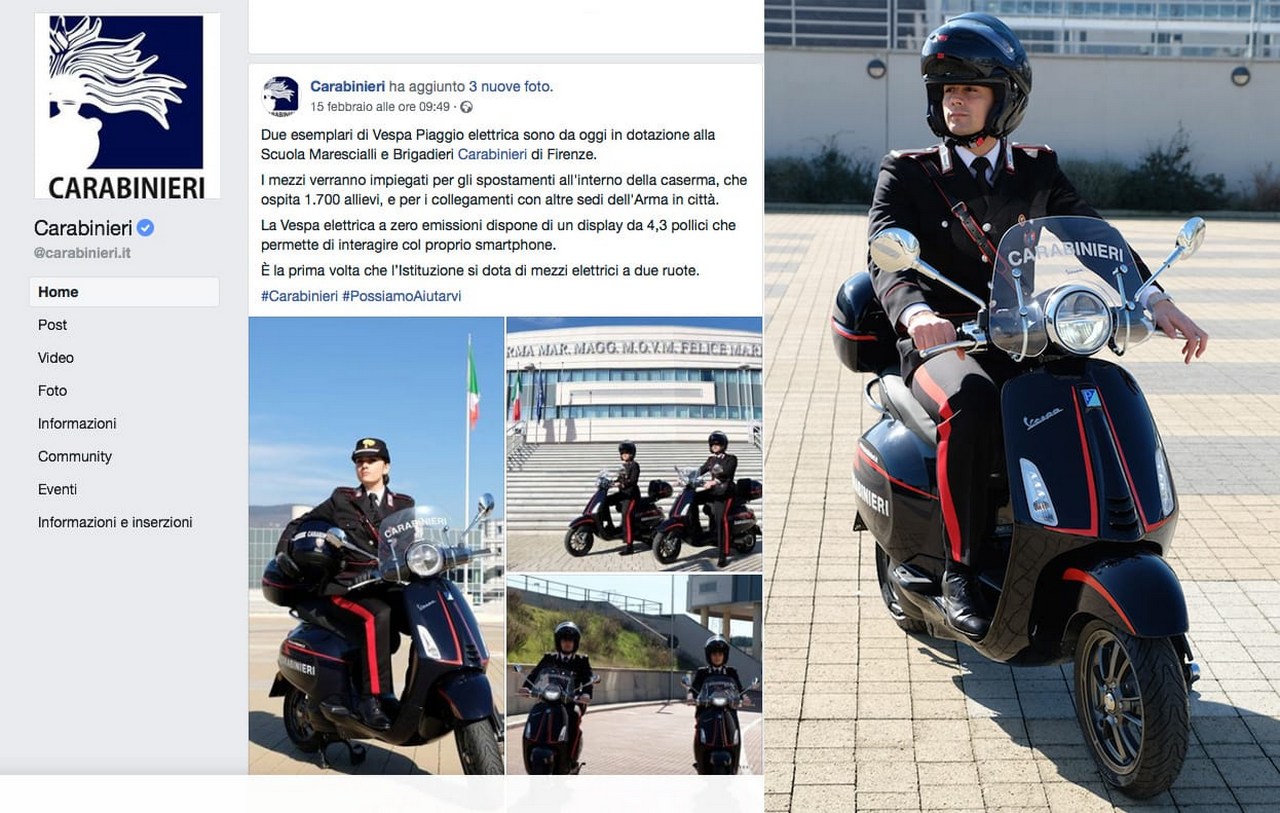vespa elettrica carabinieri 10