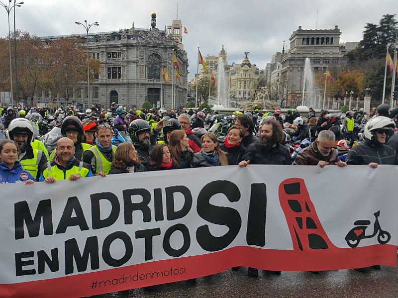 Μαδρίτη – Η πορεία των μοτοσυκλετιστών απέδωσε καρπούς!
