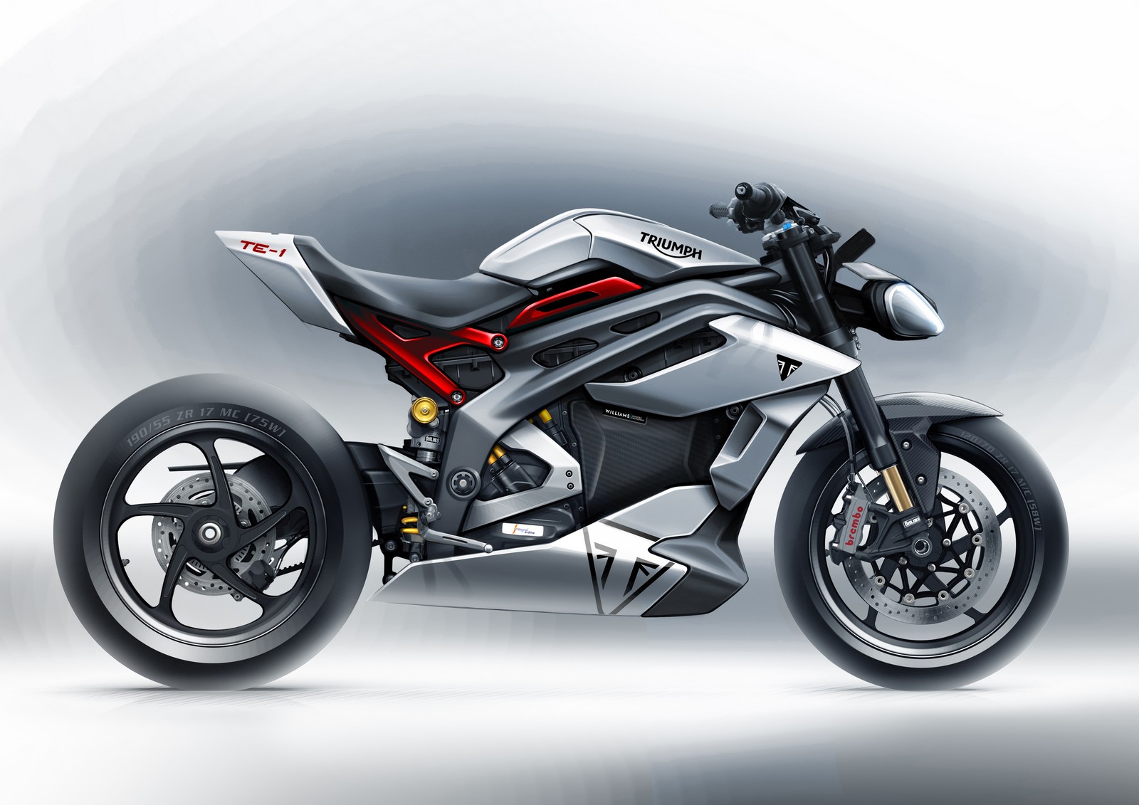 Project Triumph TE 1 Prototype Motorcycle Design 01