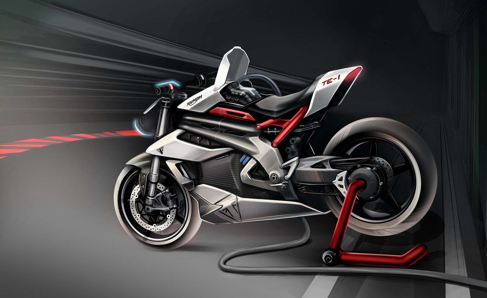 Project Triumph TE 1 Prototype Motorcycle Design 05