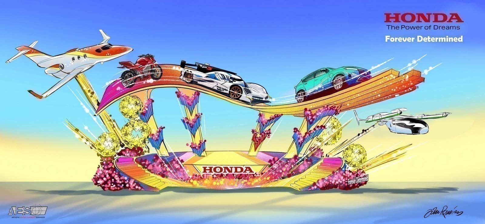 120822 Honda Forever Determined Float Rendering 1600
