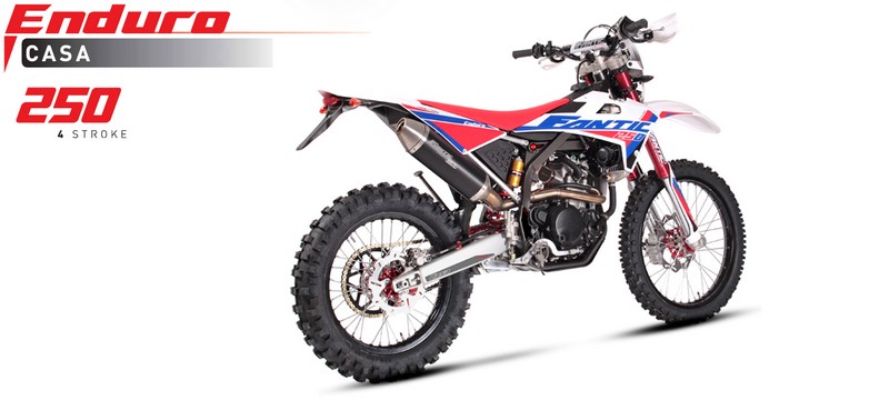Fantic 250 white 3 4 post