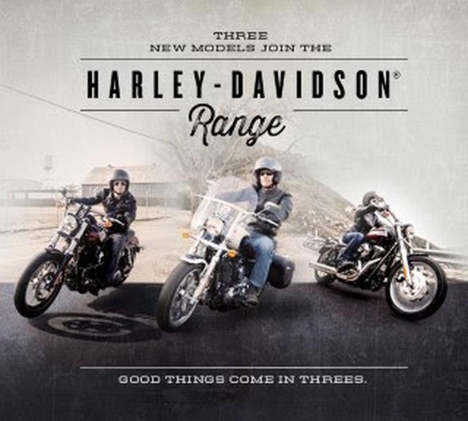 Harley-Davidson 2014-Ενίσχυση γκάμας με τρία μοντέλα