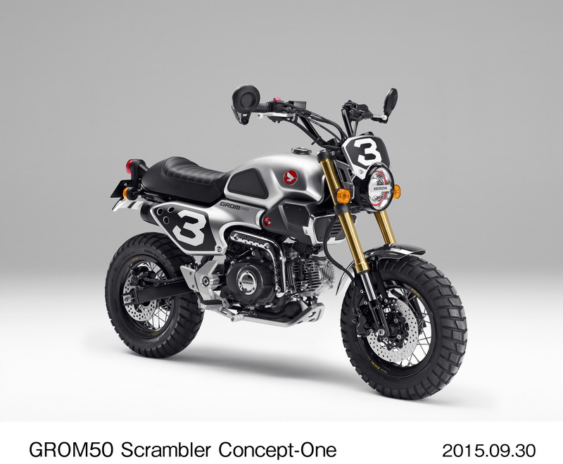 Honda Grom50 Scrambler concepts
