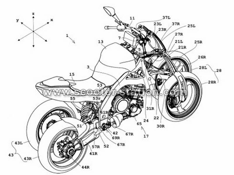 Honda - Ετοιμάζει νέο τετράροδο scooter;