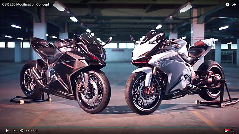Honda CBR250RR Concepts - Video