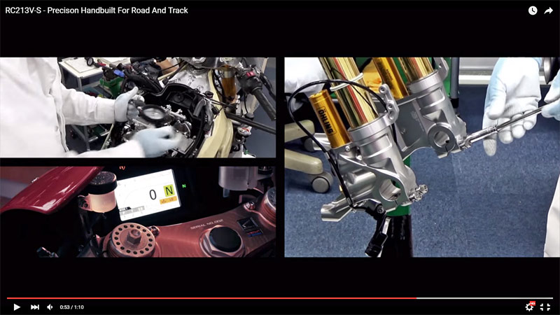 Honda RC213V-S: Συναρμολόγηση - Video
