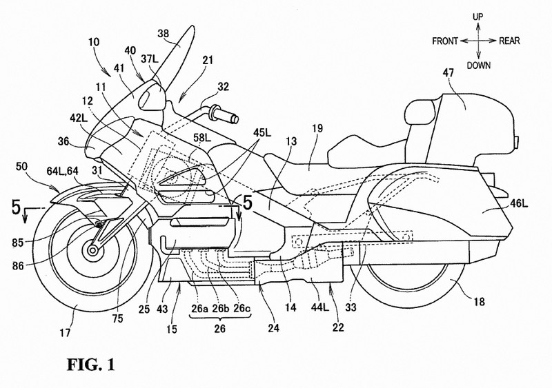 Honda Goldwing 2017 - Με εναλλακτικό μπροστινό σύστημα!