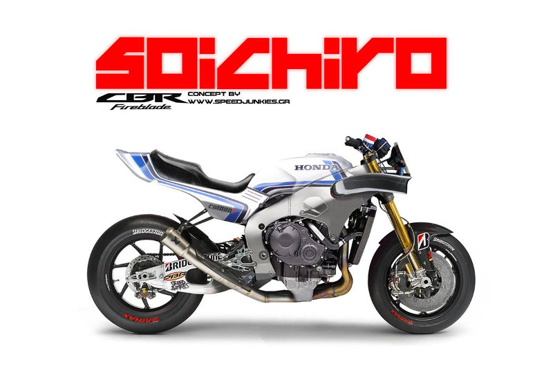 Soichiro CBR Fireblade concept by Speed Junkies GR