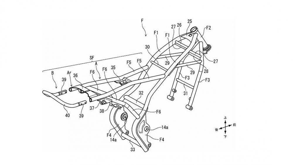 honda cl500 patent 1