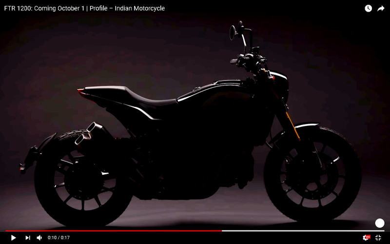 Indian FTR 1200 - Η σιλουέτα της μοτοσυκλέτας - Teaser Video