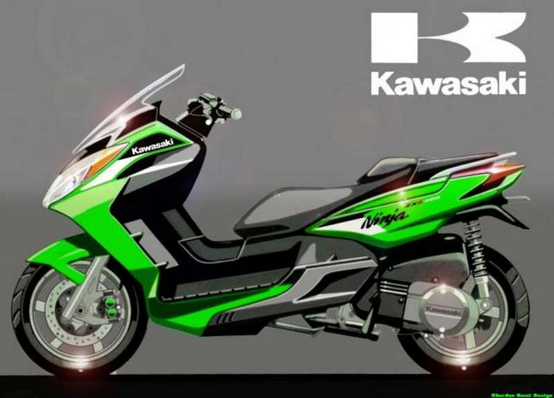 Νέο scooter Kawasaki ZXS 300!