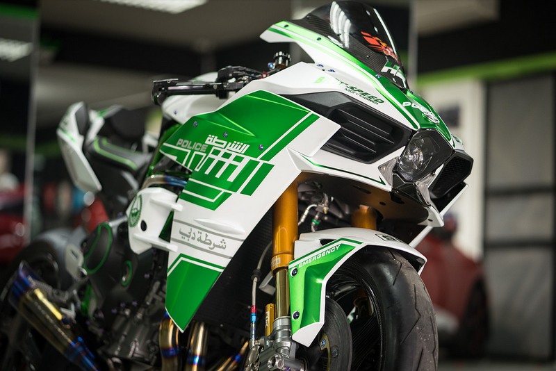kawasaki h2 dubai police 2 5
