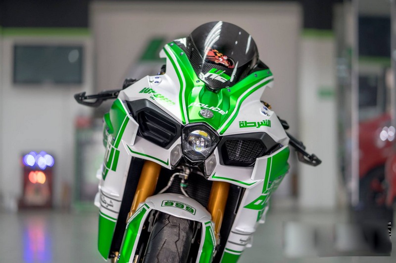 kawasaki h2 dubai police 5