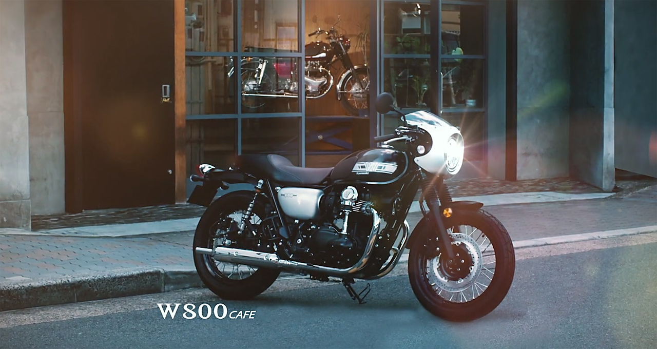 Kawasaki W800 Cafe - To επίσημο Video