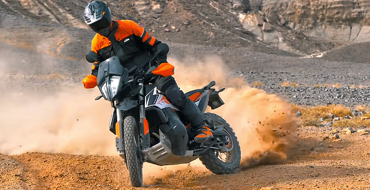 KTM 790 Adventure - Time to choose which path - Video