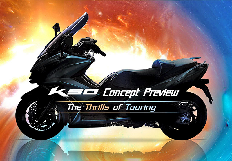 KYMCO K50 Concept: Νέο μεγάλο Sport Scooter - Φωτό &amp; Video