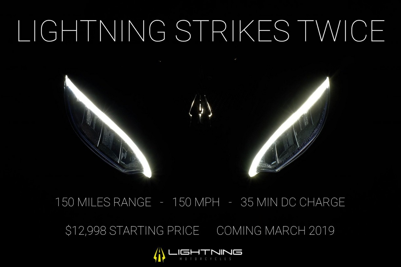 Lightning Strike - Νέα ηλεκτρική μοτοσυκλέτα
