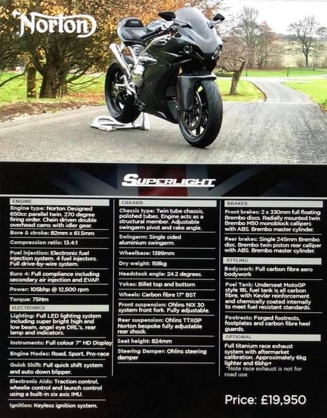 norton superlight 3 small