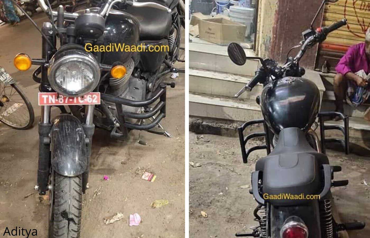2020 royal enfield thunderbird spied 1