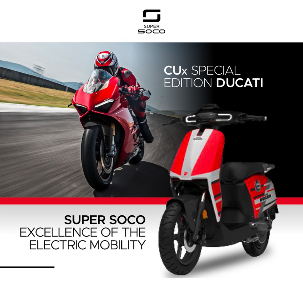 SuperSoco CUx Special Edition Ducati