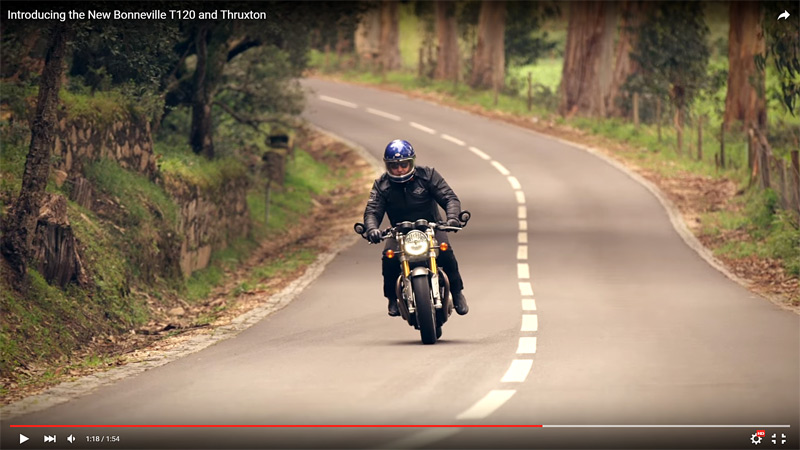 Triumph Bonneville T120 &amp; Thruxton 2016 - Video