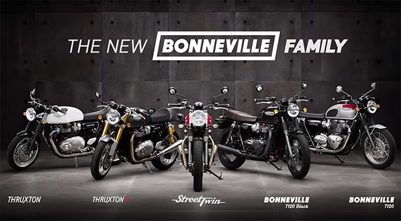Η νέα οικογένεια Triumph Bonneville 2016 - Video