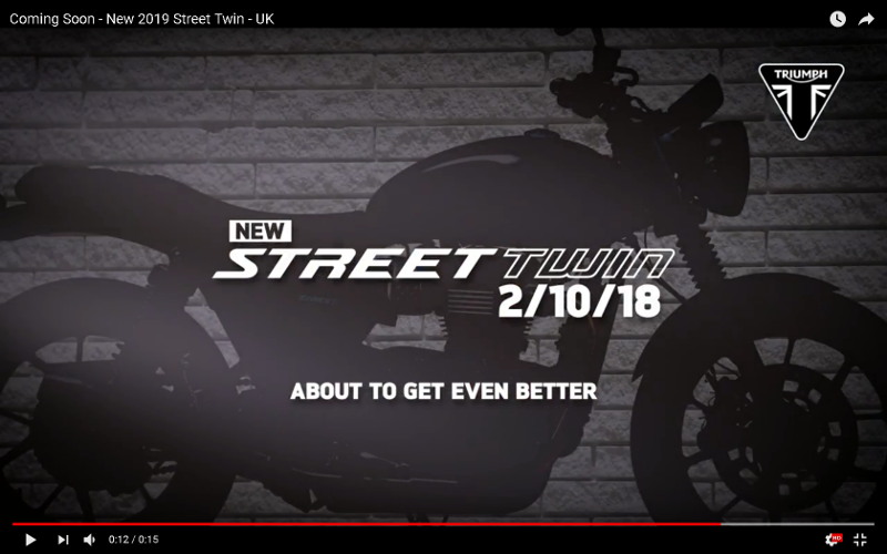 Triumph Street Twin 2019 - Teaser Video