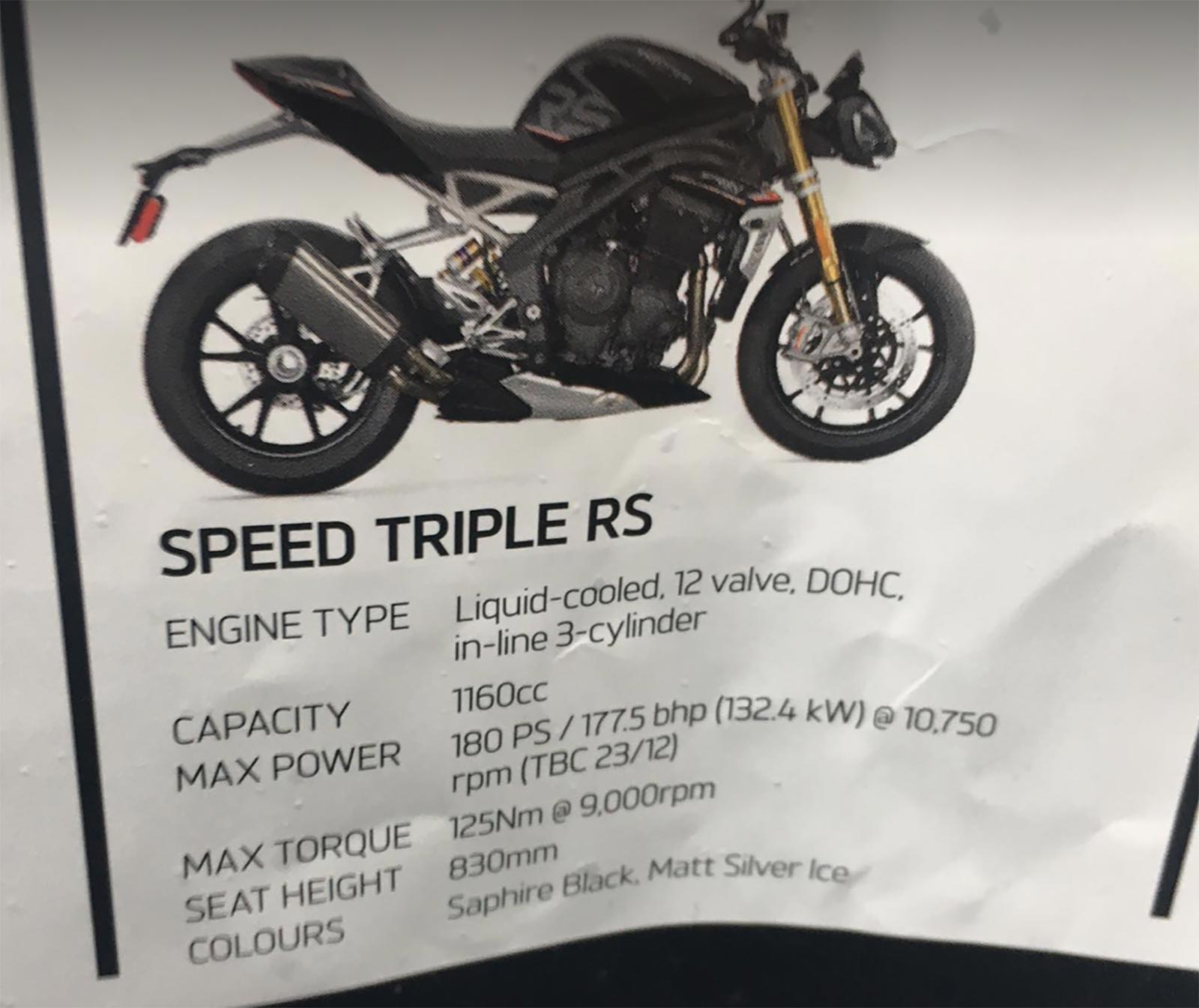 triumph speed triple 1200 leak 2