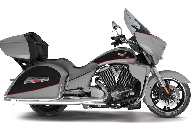 2017 Victory Cross Country Tour Two Tone Silver and Black First Look