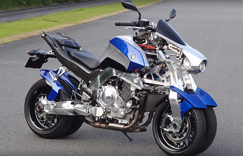 Yamaha OR2T, πρωτότυπη 4τροχη μοτοσυκλέτα - Video