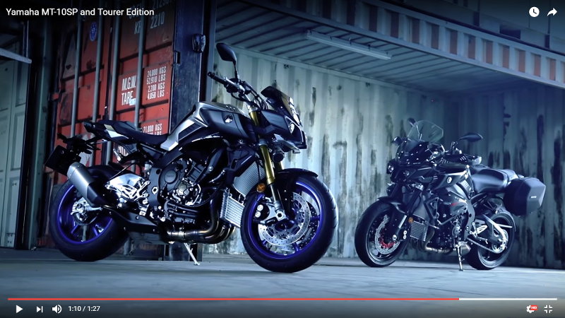 Yamaha MT-10SP &amp; Tourer Edition - Video