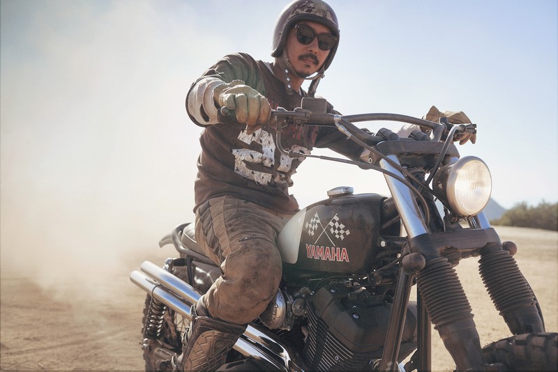 Yamaha Yard Built SCR950 "Chequered" από την Brat Style