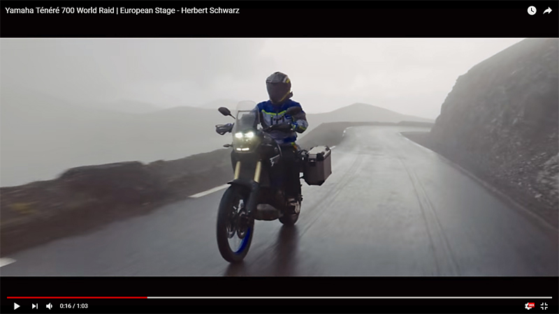Yamaha Tenere 700 World Raid 2018 &amp; Herbert Schwarz - Video
