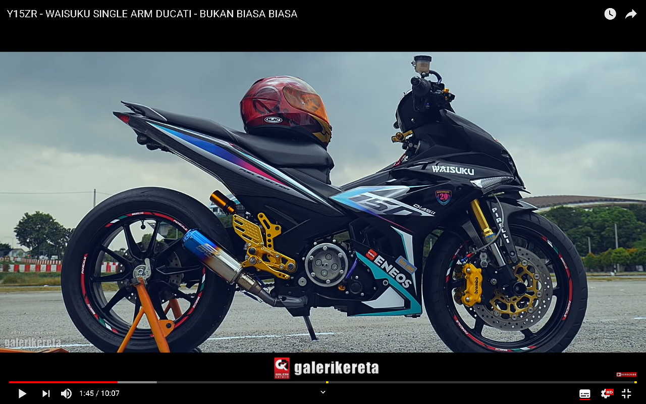 Yamaha Y15ZR Special, με εξαρτήματα από… Ducati! Φωτό &amp; Video