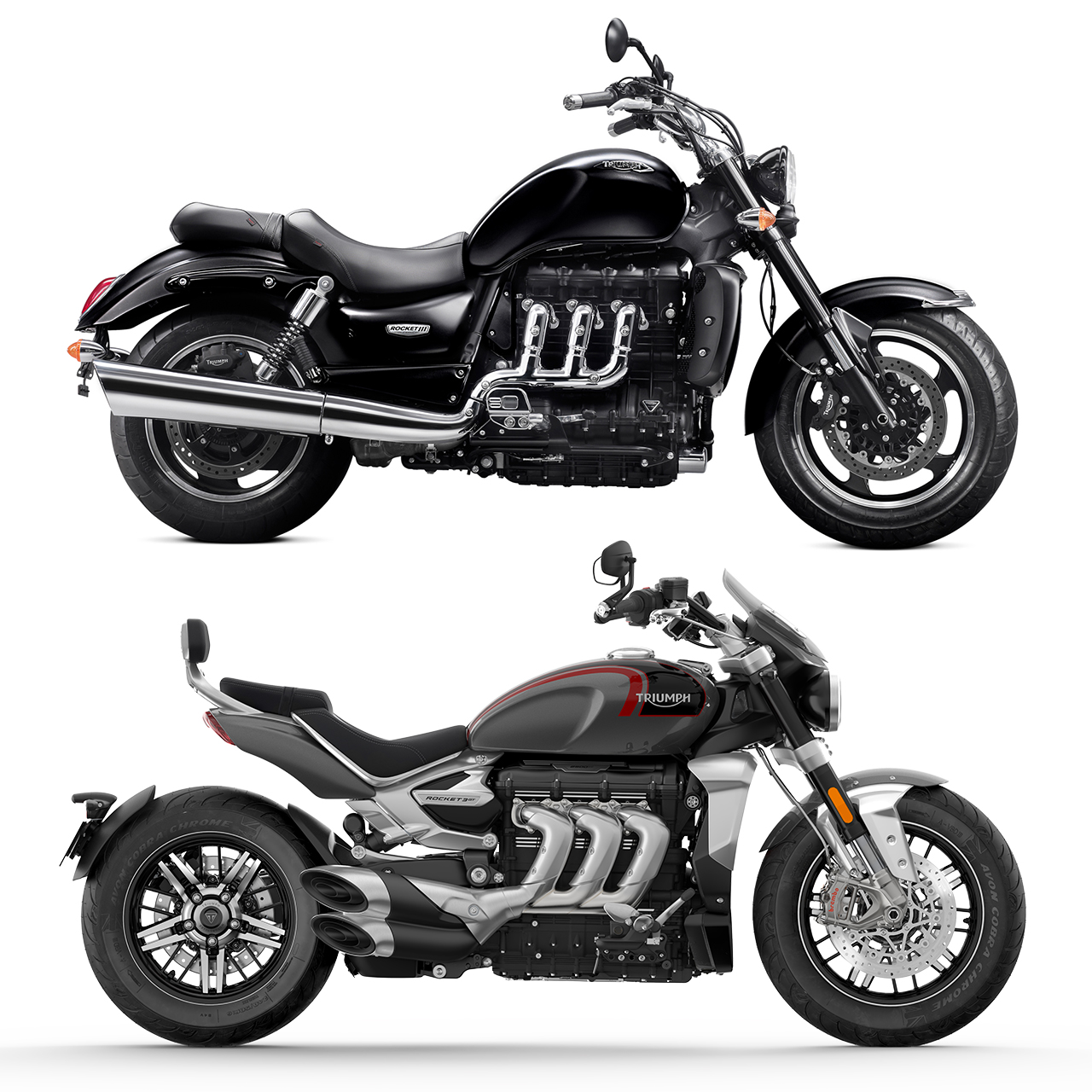 triumph rocket comparatif