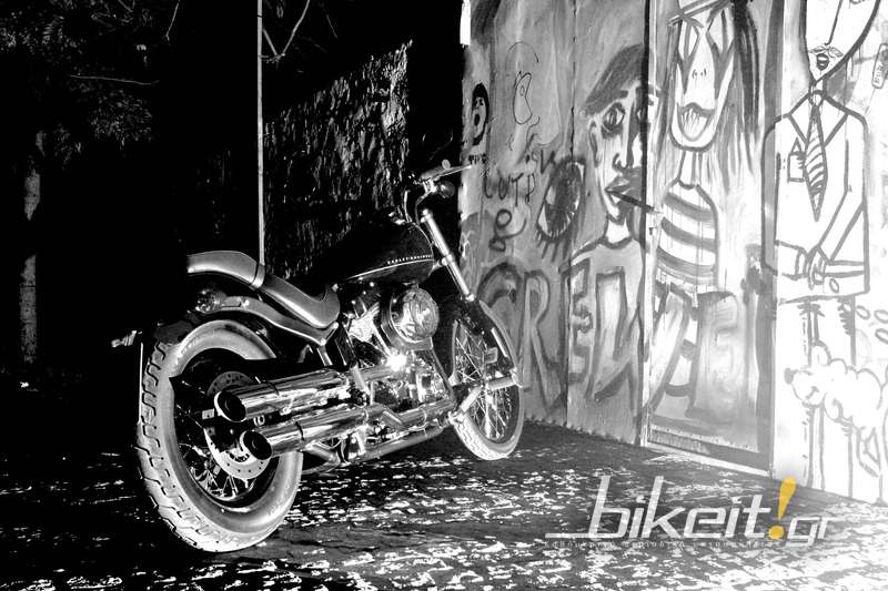 Πρώτο test - Harley Davidson Blackline 2012