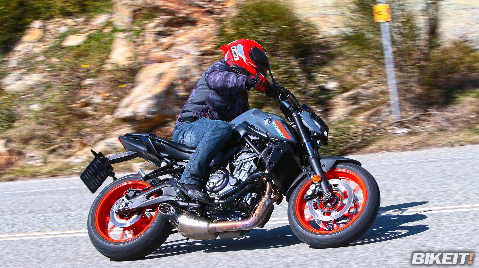 Yamaha MT07 2021 Bikeitgr test 00042