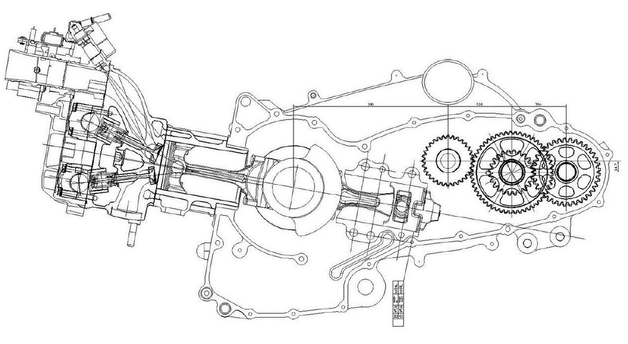 engine drawing