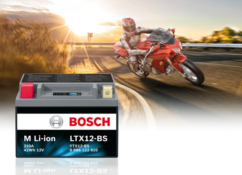 Bosch M Li-ion: Μπαταρία ιόντων λιθίου για μοτοσυκλέτες