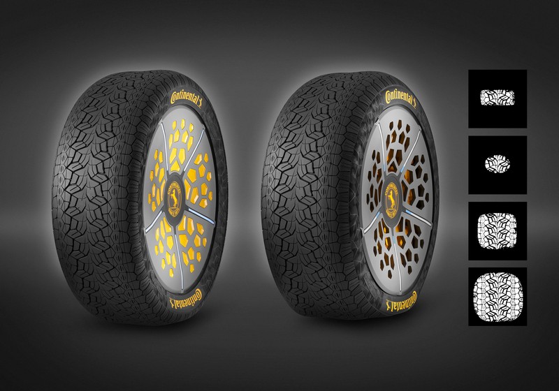 ContiAdapt adaptive tire footprint