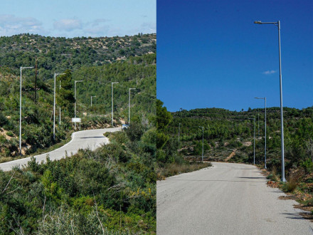 600 στύλοι οδοφωτισμού στο περιφερειακό των Σπετσών Τελικά έχουν άδεια ή όχι;