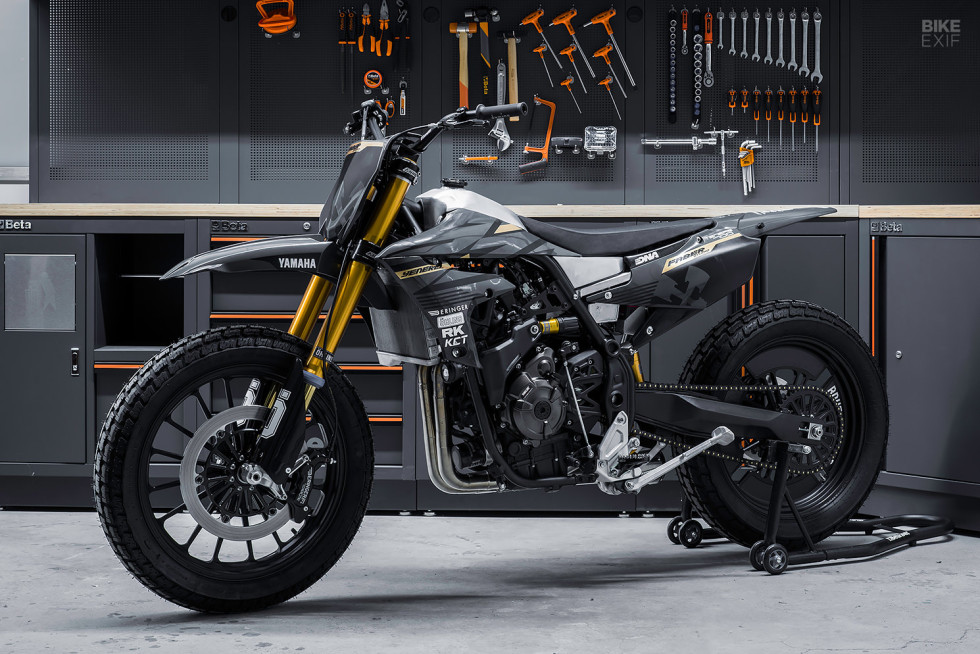 Αυτό το flat-track «εργαλείο» ήταν κάποτε μία Yamaha Tenere 700