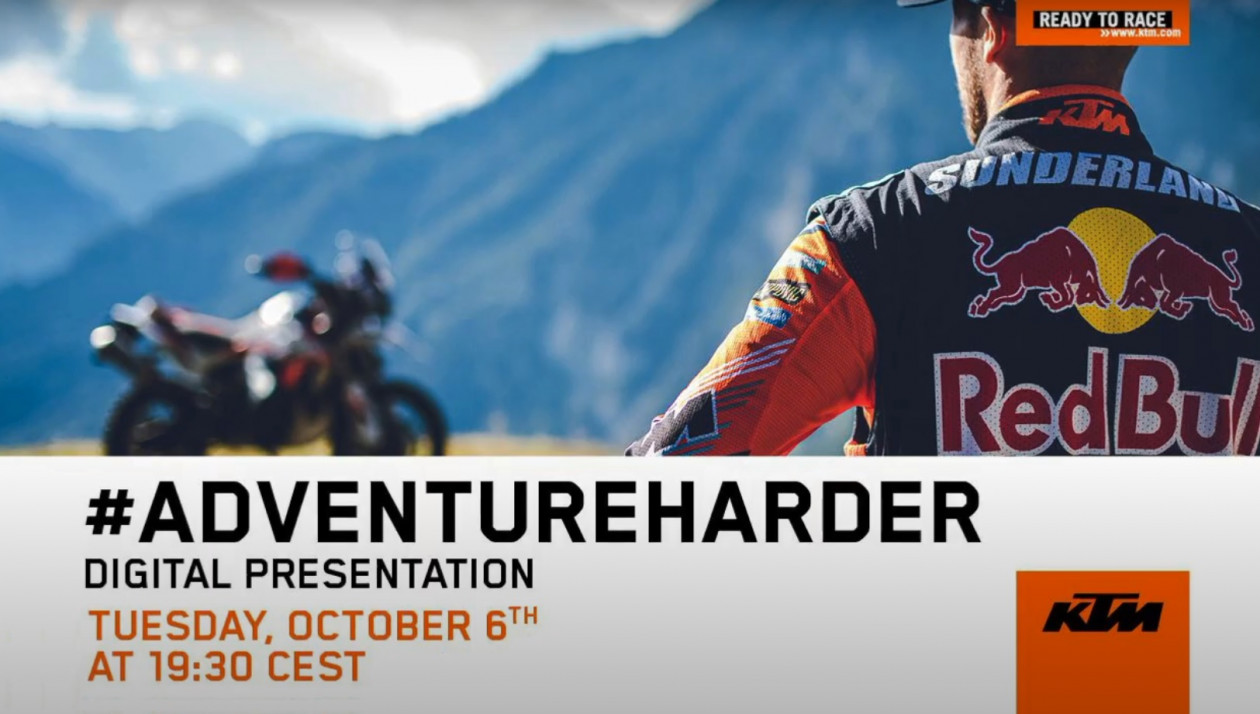 KTM Adventure Harder – Αποκαλυπτήρια στις 6 Οκτωβρίου